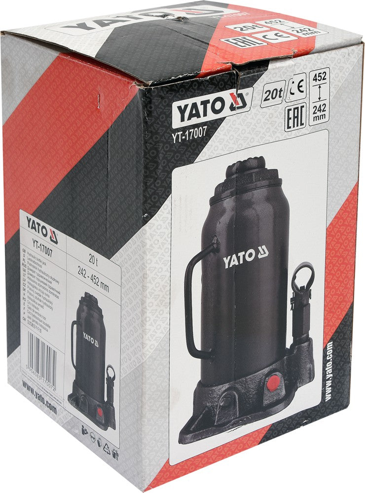 HYDRAULIC BOTTLE JACK 20T (YT-17007)