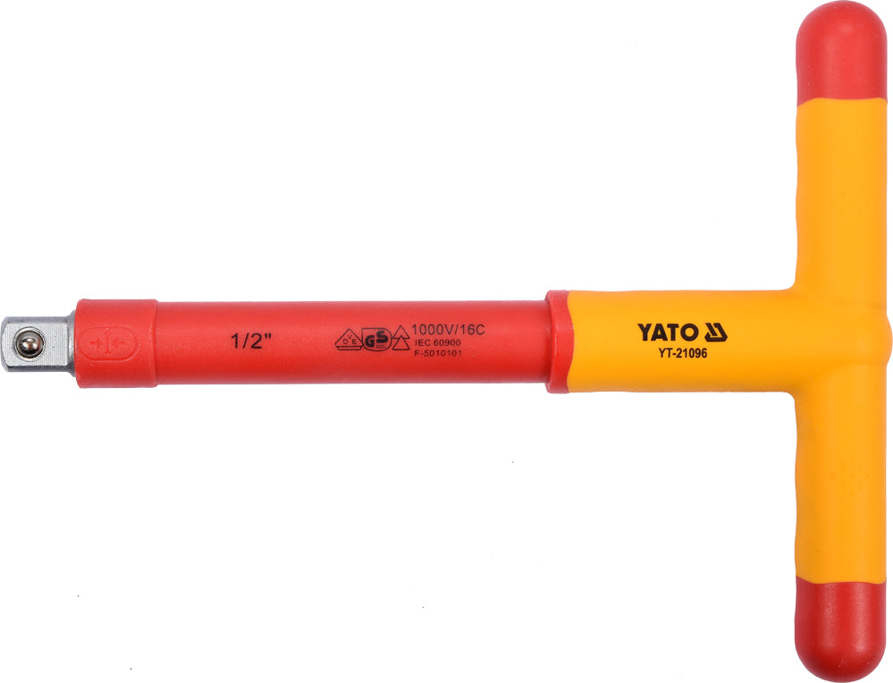 INSULATED T-HANDLE WRENCH 1/2" 200MM VDE (YT-21096)