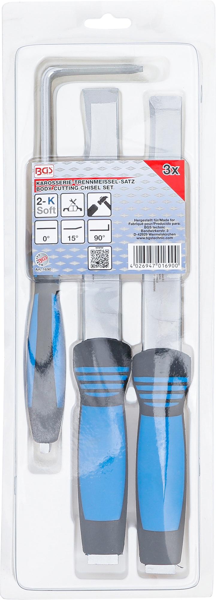 BODY CUTTING CHISEL SET | 3 PCS. (1690)