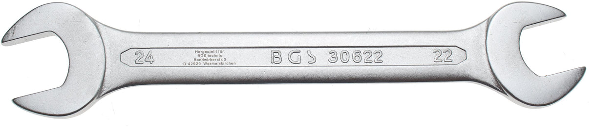 DOUBLE OPEN END SPANNER | 22X24 MM (30622)