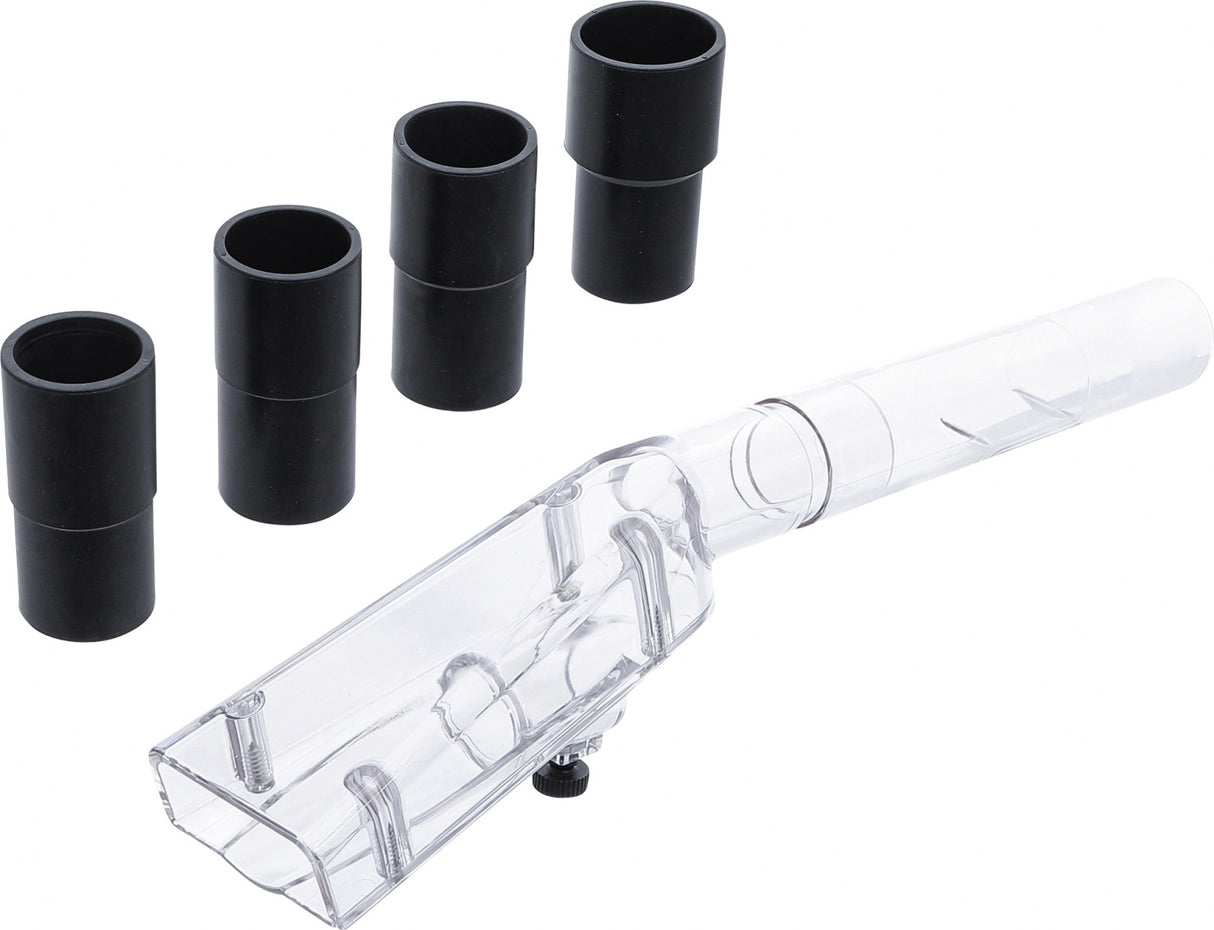 EXTRACTOR ATTACHMENT FOR TWISTER AIR CLEANING GUN | SMALL VERSION | WITH 4 ADAPTERS | FOR BGS 70150 (70151)