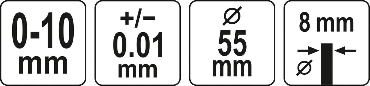 DIAL INDICATORS 0-10MM (YT-72450)