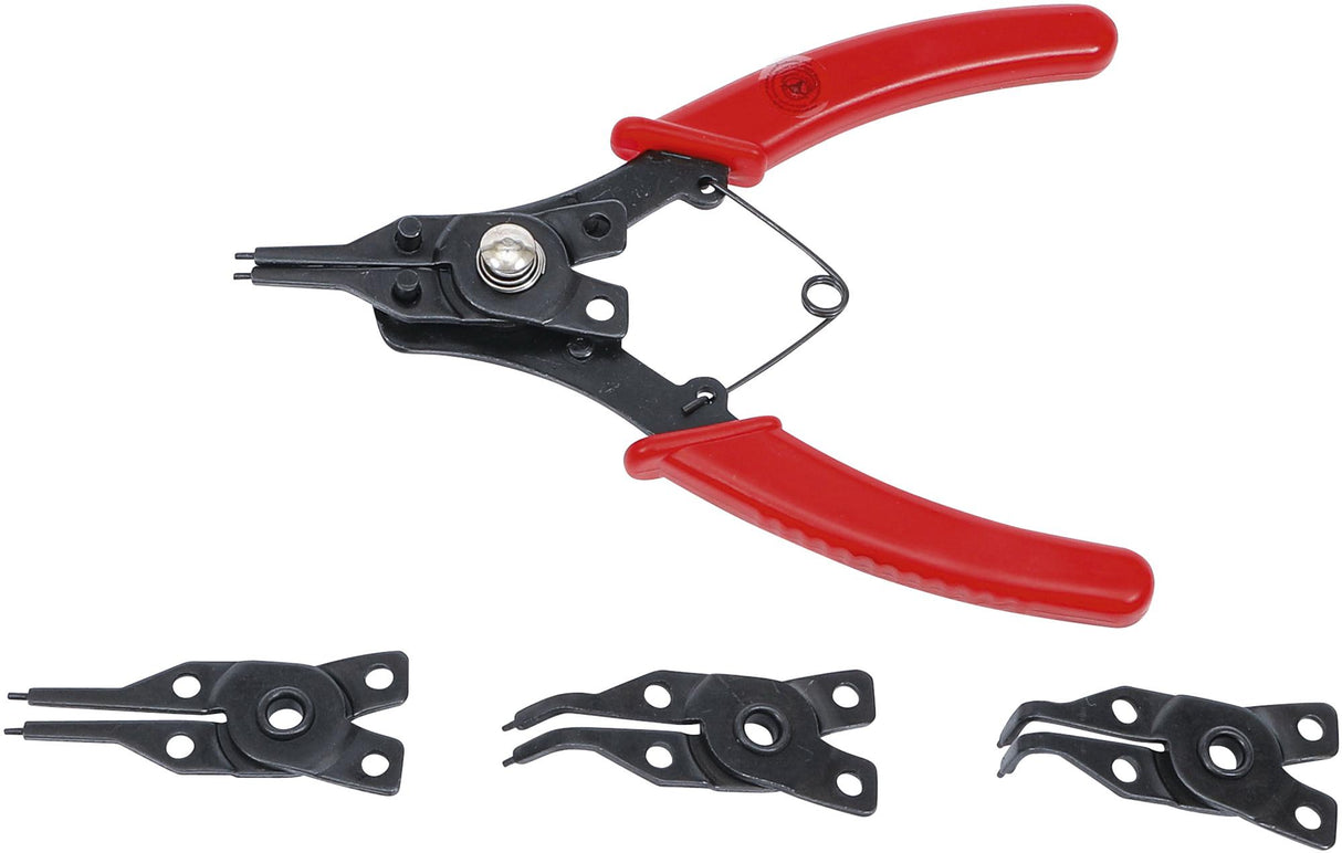 CIRCLIP PLIERS WITH EXCHANGEABLE HEADS | 160 MM | 5 PCS. (454)