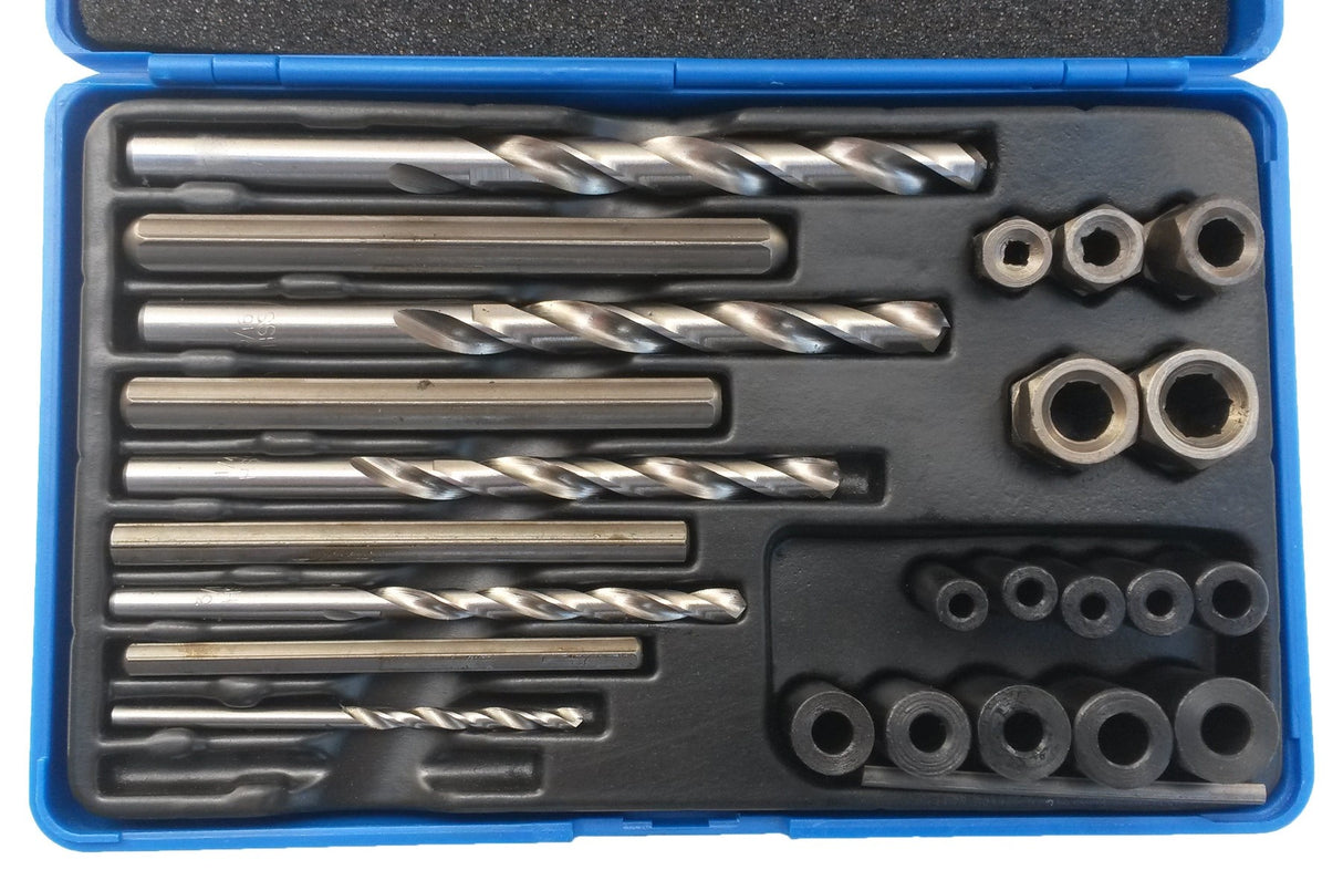 BROKEN BOLT EXTRACTOR/REMOVER SET 25 PCS. (8462EP)