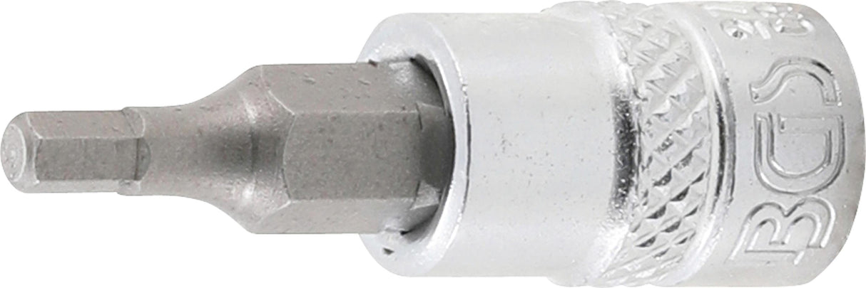 BIT SOCKET | 6.3 MM (1/4") DRIVE | INTERNAL HEXAGON 1/8" (2741)