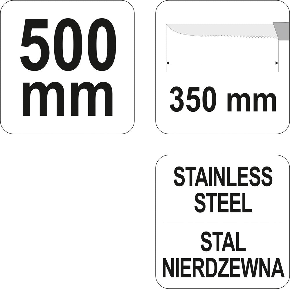 KNIFE FOR MINERAL WOOL 505MM (YT-7623)