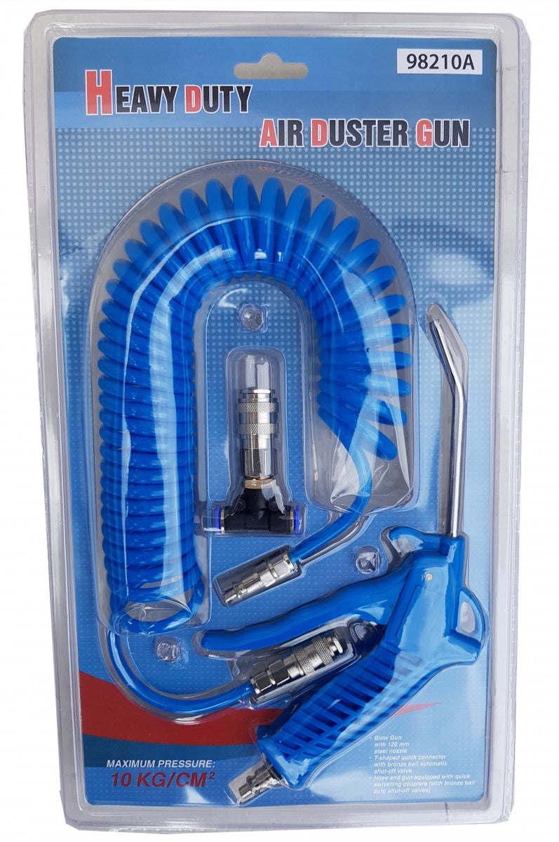BLOW GUN | WITH SPIRAL HOSE 4X6 MM | PU (SK98210A)