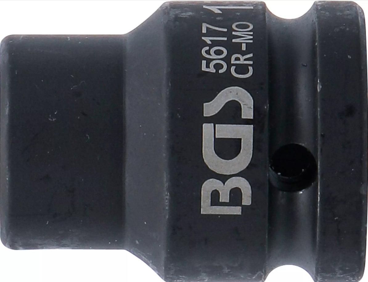 IMPACT SOCKET, HEXAGON | 20 MM (3/4") DRIVE | 17 MM (5617)