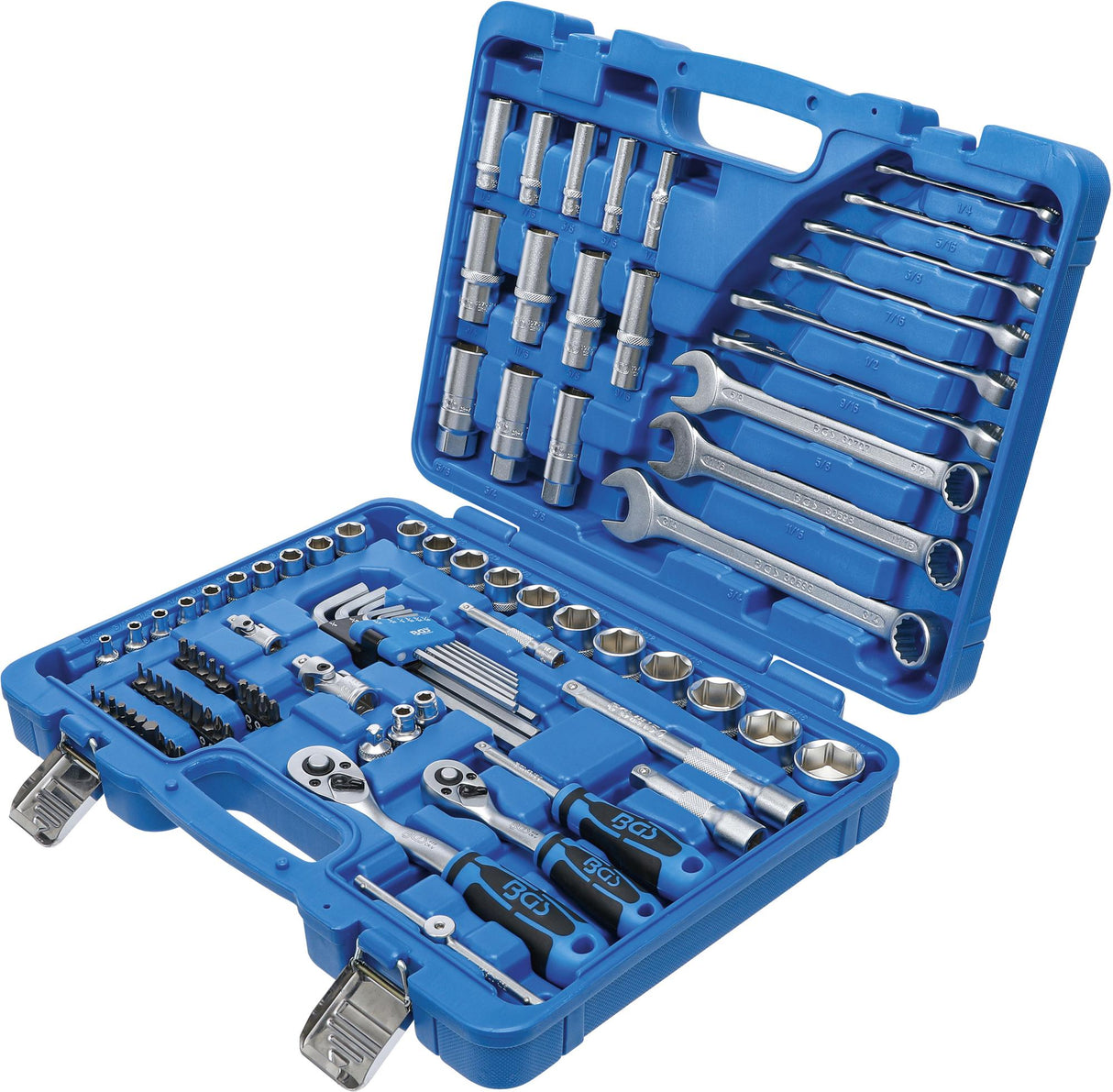 SOCKET SET HEXAGON | 6.3 MM (1/4") / 10 MM (3/8") | INCH SIZES | 92 PCS. (2299)