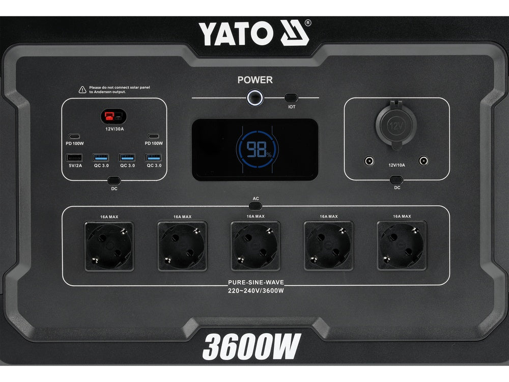 PORTABLE BATTERY STATION 3600W, 3072WH (YT-83096)
