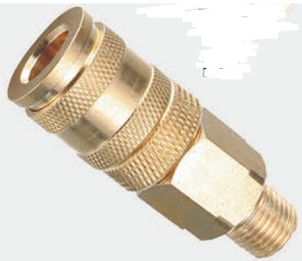 QUICK COUPLING | MALE THREAD | LOCKING RING | 1/4" (D2-M)