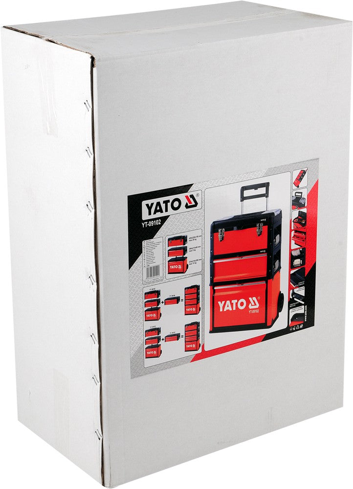 TROLLEY TOOL BOX MADE UP OF 3 PARTS (YT-09102)