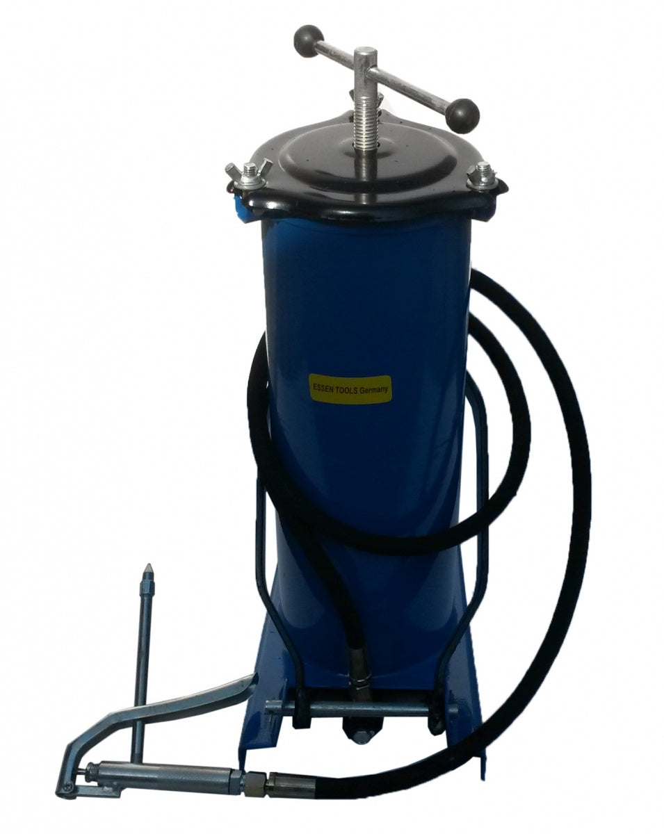 LUBRICATION TANK WITH FOOT PUMP | WITH WHEELS | 8 L (GP08F)