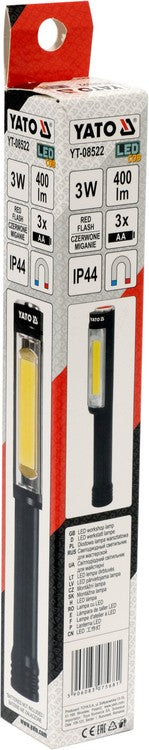 INSPECTION TORCH, PEN LIGHT 400LM, 3AA (YT-08522)