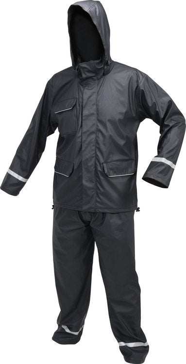 HEAVY DUTY RAINSUIT NAVY STRETCH S. S (YT-79710)