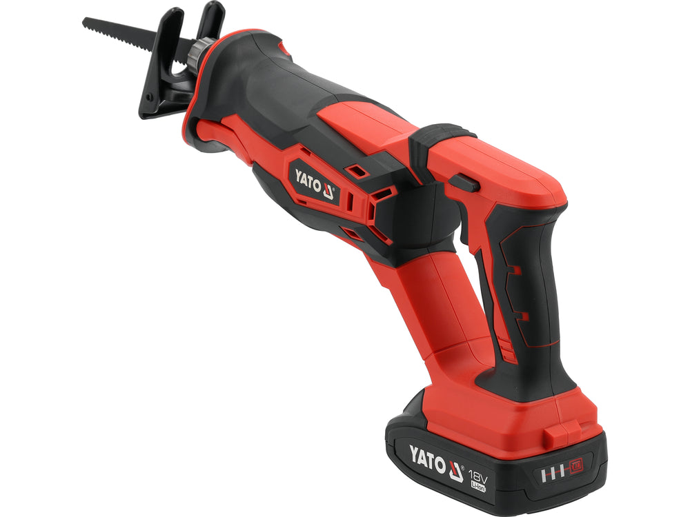 RECIPROCATING SAW 18V, SAW BLADE STROKE 25,4 MM - BATTERY 2 AH (YT-828153)