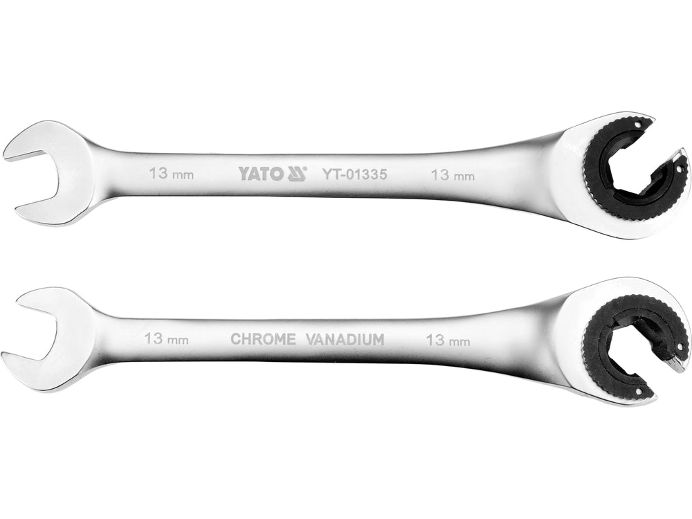 FLARE NUT RATCHET WRENCH 13MM (YT-01335)