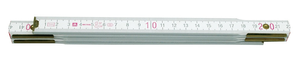 WOODEN FOLD.RULE 1MX16MM, LOCKING HINGES (15005)