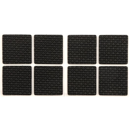 ADHESIVE PADS FOR FURNITURE BLACK 38X38MM | 8 PCS. (74897)