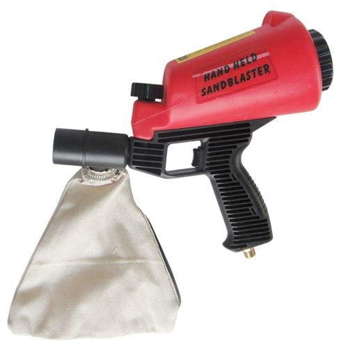 SANDBLASTER WITH CERAMIC NOZZLE 0.9L TANK, WITH BAG AND 5 NOZZLES (HSB-1)