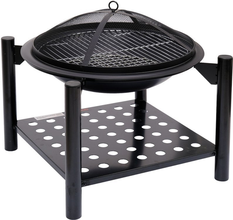 STEEL STOVE | GRATE | WITH FIREWOOD HOLDER | 50 CM (99713)