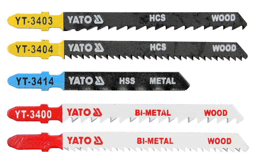 JIG SAW BLADE SET 5PCS ASSORTED (YT-3445)