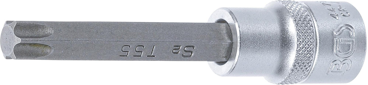 BIT SOCKET | LENGTH 100 MM | 12.5 MM (1/2") DRIVE | T-STAR (FOR TORX) T55 (4475)