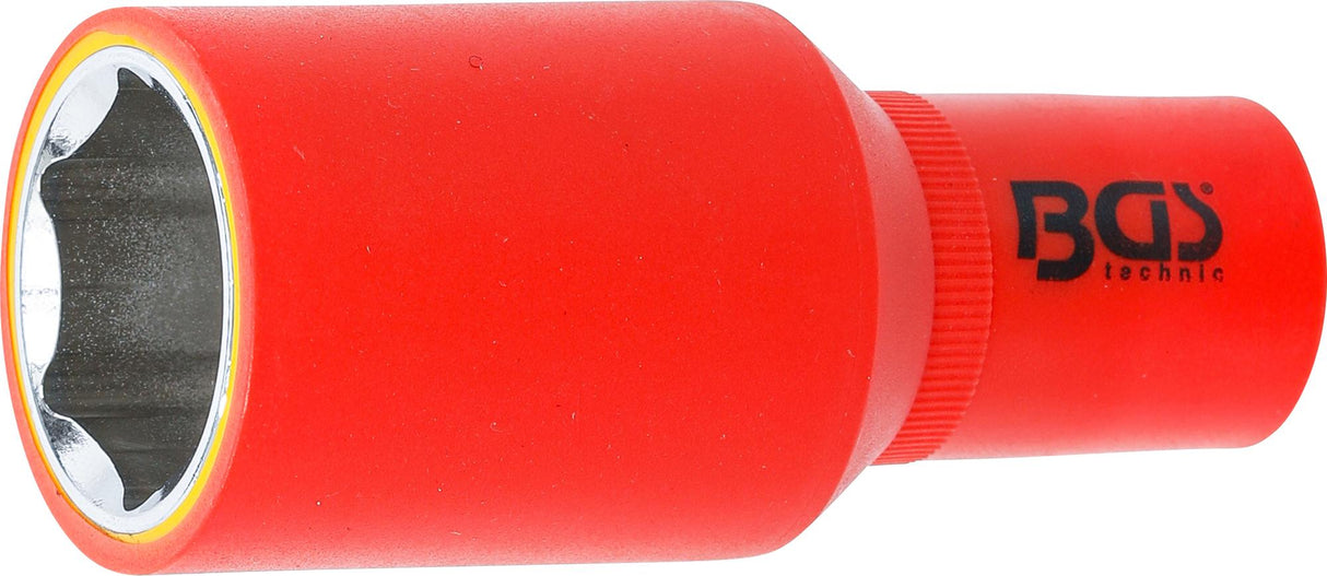 VDE SOCKET, HEXAGON | 12.5 MM (1/2") DRIVE | 27 MM (72077)