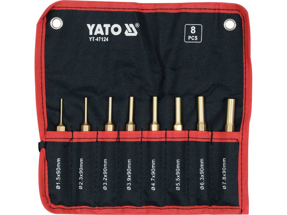 8 PCS PUNCH DRIVE PIN / BRASS (YT-47124)