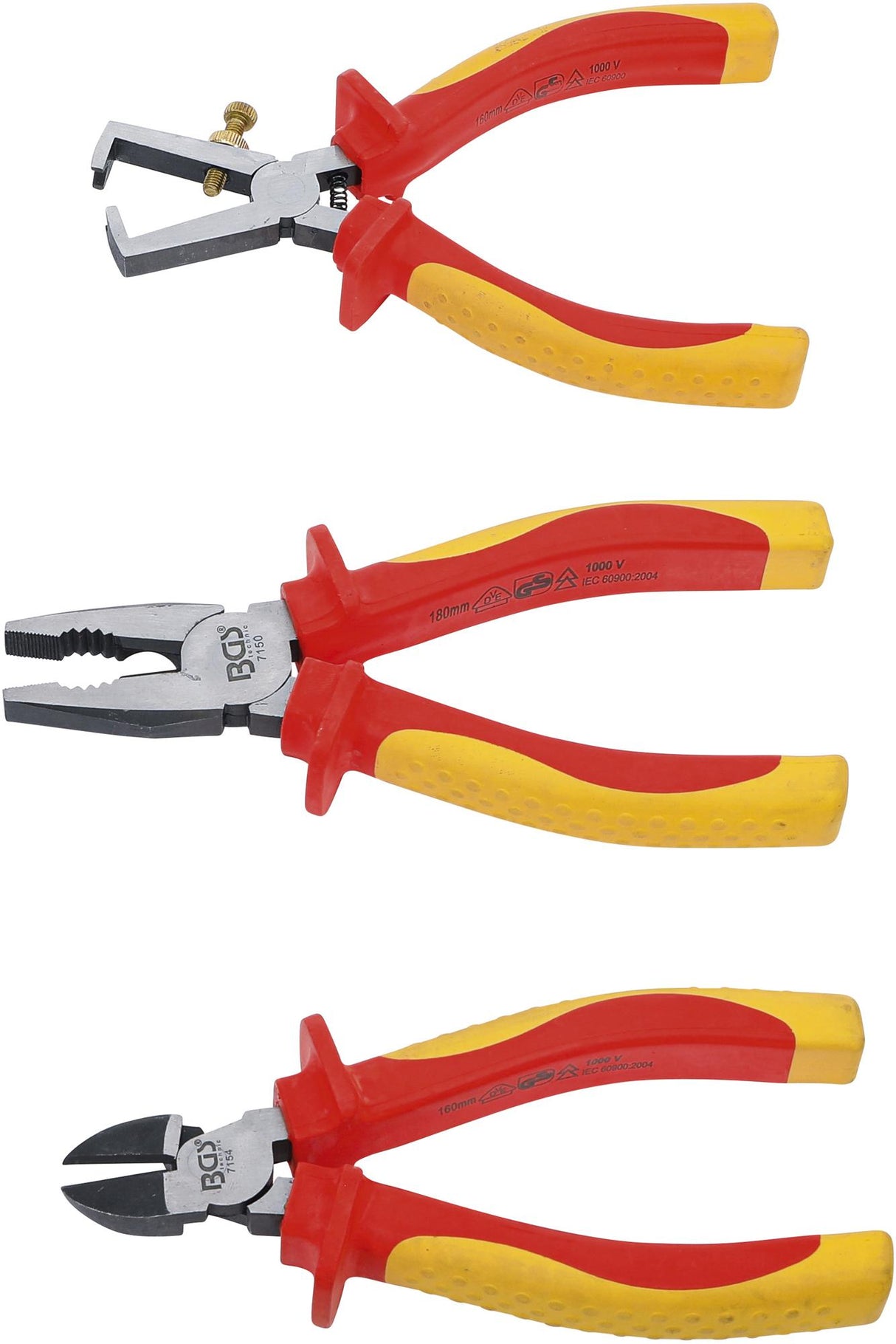 VDE PLIERS SET | 3 PCS. (7158)