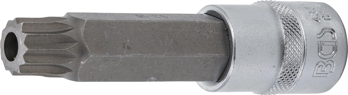 BIT SOCKET | LENGTH 100 MM | 12.5 MM (1/2") DRIVE | SPLINE TAMPERPROOF (FOR XZN) M16 (4357)