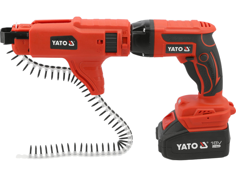 DRYWALL SCREWDRIVER 18V - BATTERY 4 AH (YT-82075)