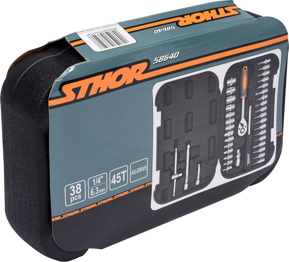TOOL SET 1/4" 38PCS (58640)