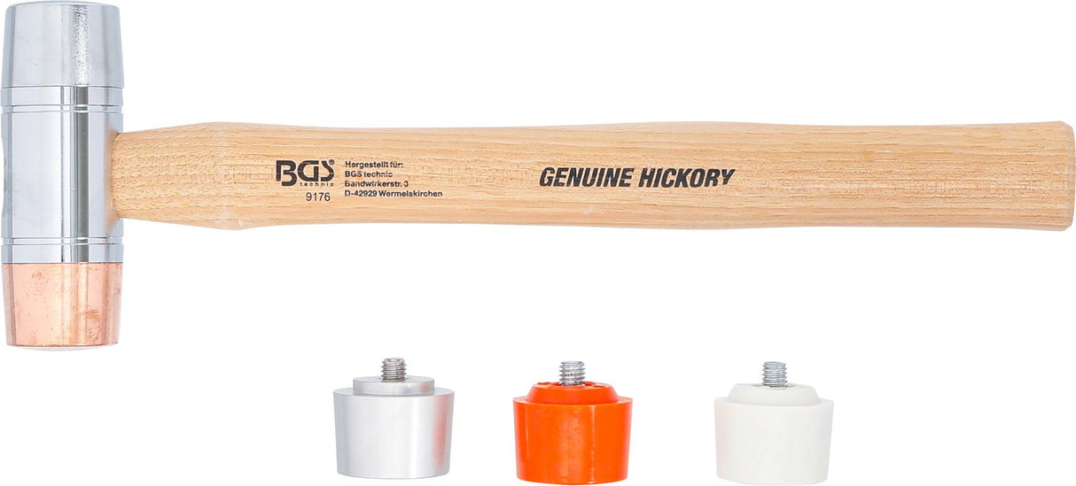 HAMMER WITH INTERCHANGEABLE HEADS | HICKORY HANDLE | Ø 35 MM (9176)