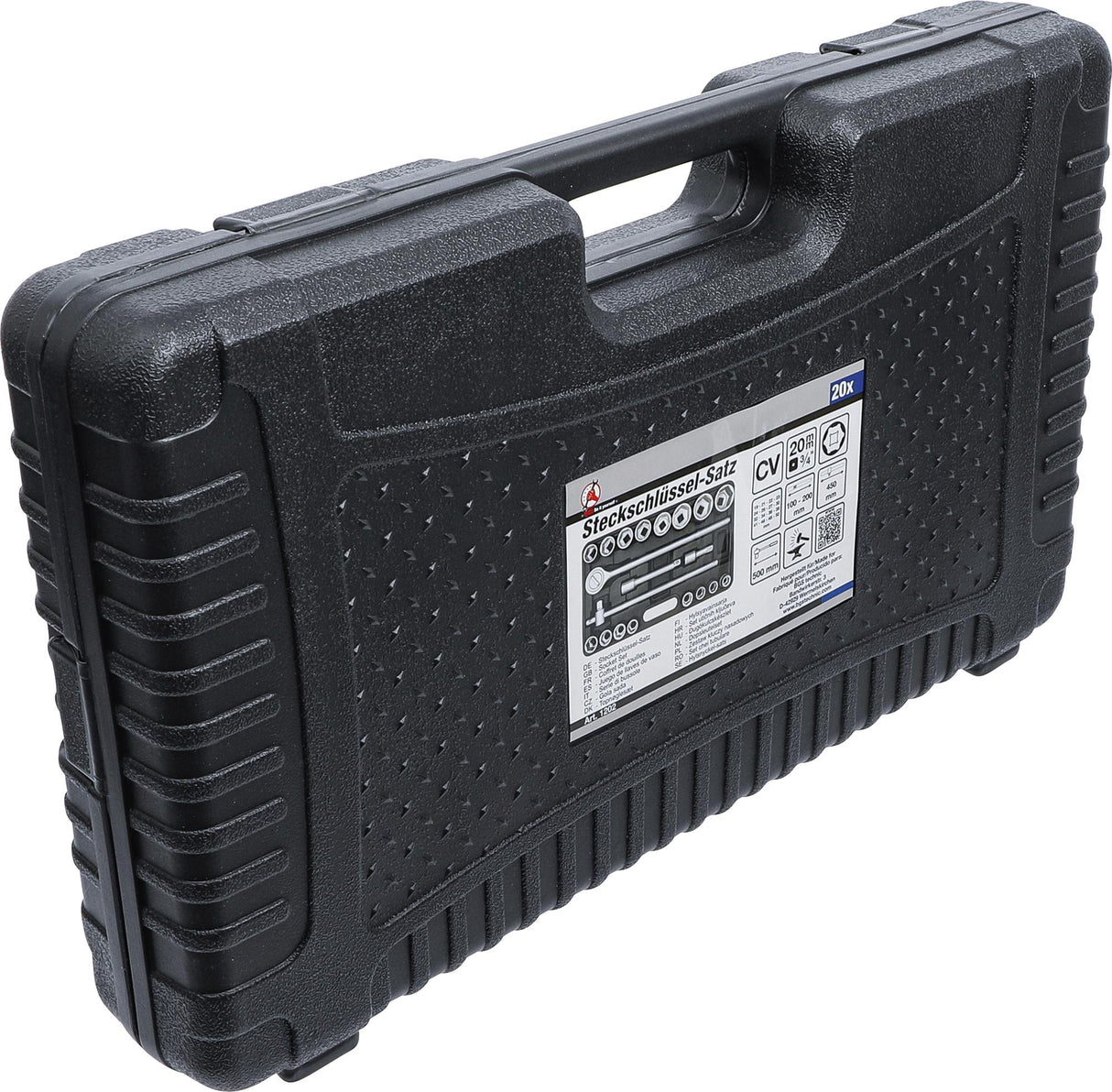 SOCKET SET | 20 MM (3/4") DRIVE | 19-50 MM | 20 PCS. (1202)