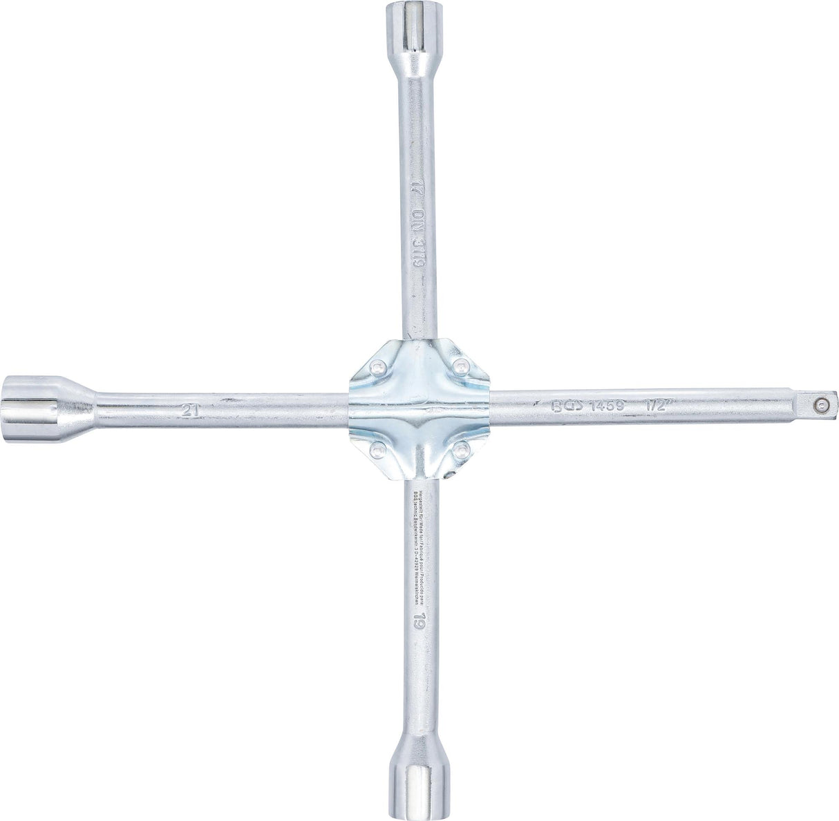 WHEEL WRENCH | FOR CARS | SQUARE | 17 X 19 X 21 X 12.5 MM (1/2") (1459)