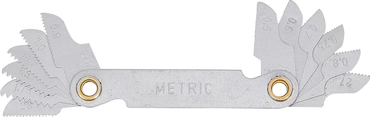 SCREWPITCH GAUGE | 12 BLADES | METRIC 0.5 - 1.75 MM (71039-12)