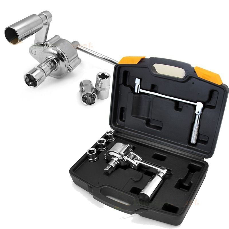 HIGH TORQUE WHEEL WRENCH/REDUCER FOR PASSENGER CARS | 3 SOCKETS / 17, 19, 21 MM (ESEA-0004)