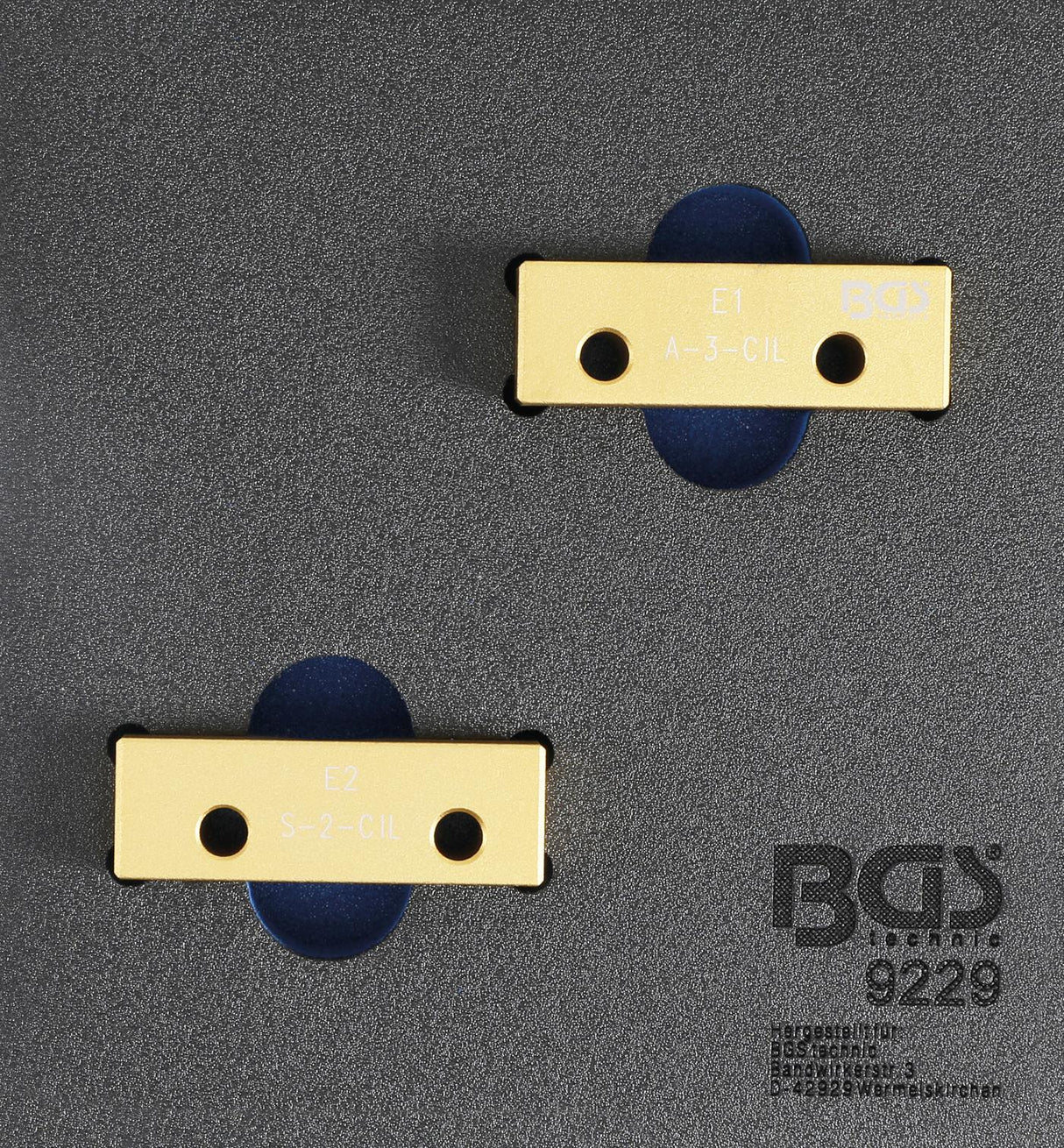 TOOL TRAY 1/6: CAMSHAFT LOCKING TOOL SET | FOR LANCIA 2.4 20V (9229)