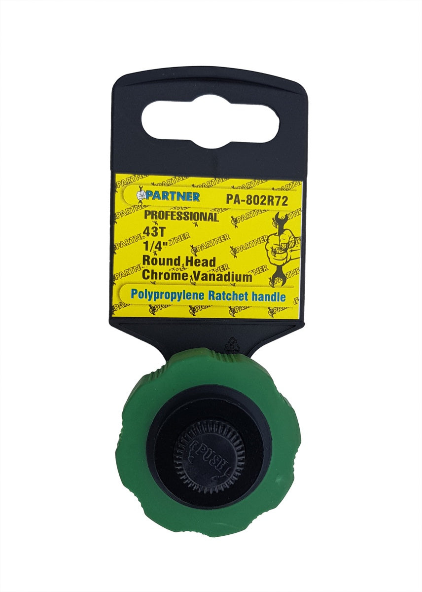 MINI REVERSIBLE RATCHET HANDLE FOR SOCKETS | 6.3 MM (1/4") (PA802R72)