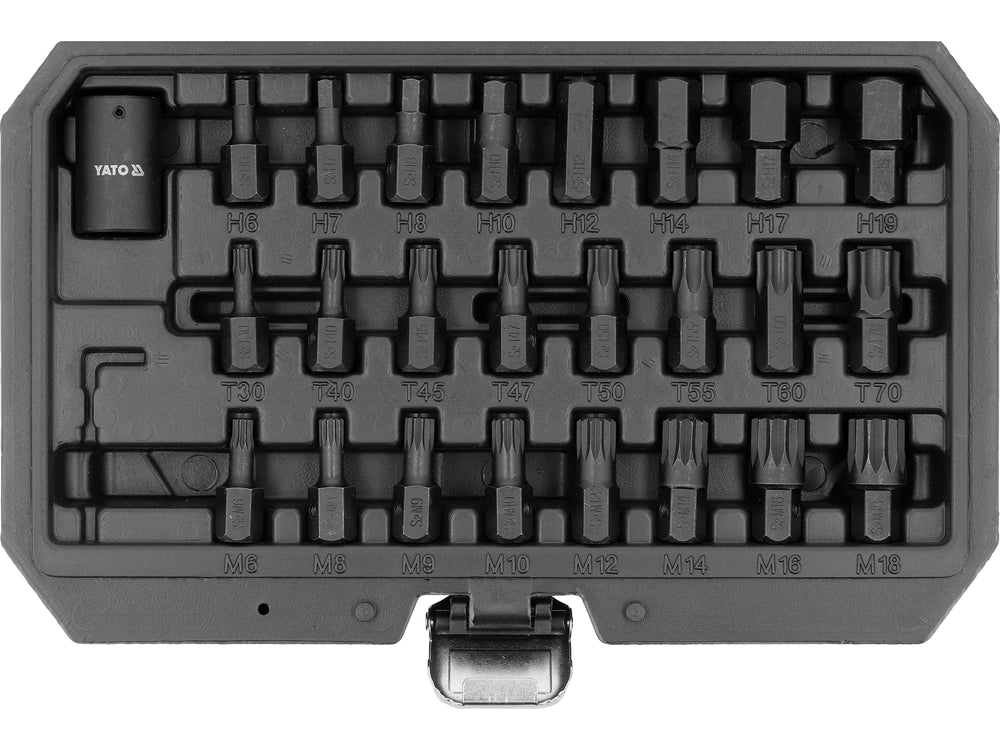 IMPACT BIT SOCKET SET 1/2" 25PCS (YT-10657)