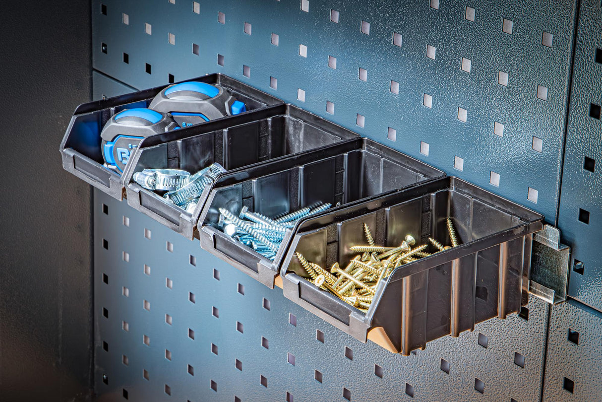 VISUAL STORAGE BOX SET | WITH SUSPENSION RAIL | FOR STORAGE SYSTEM COMBINATION | 4 PCS. (80195)