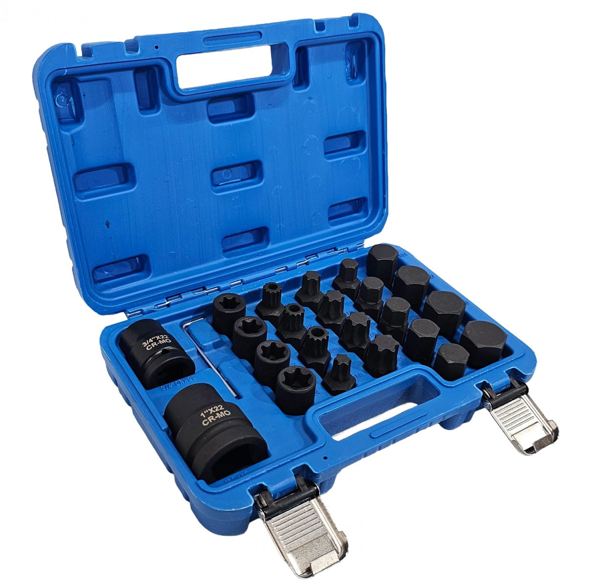 IMPACT BITS FOR TRUCKS | 20 MM (3/4") + 25 MM (1") | 24 PCS. (S11091)