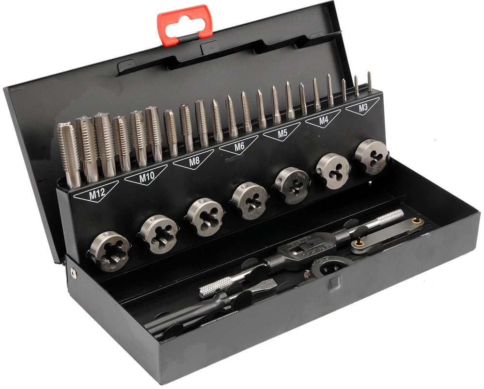TAPS AND DIES SET M3-M12 32PCS (YT-2975)