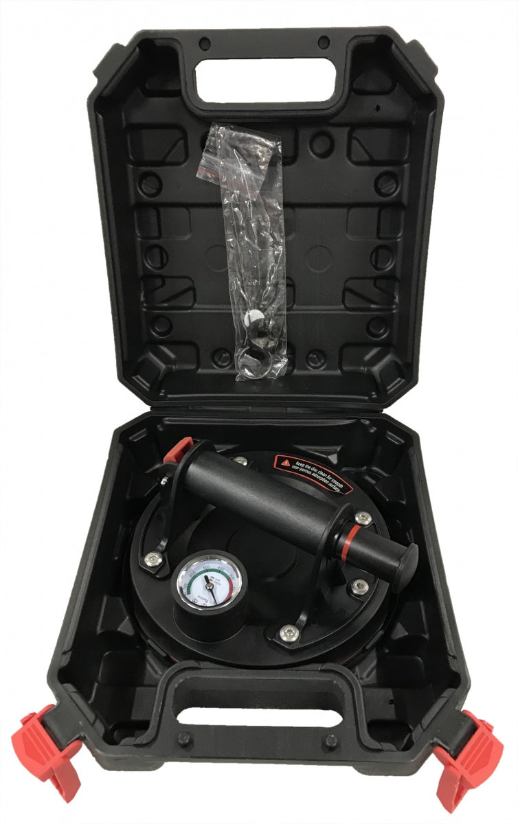 VACUUM SUCTION CUP LIFTER | EXTRA STRONG | WITH PRESSURE GAUGE | 8“ | Ø 200 MM (VSC8G)
