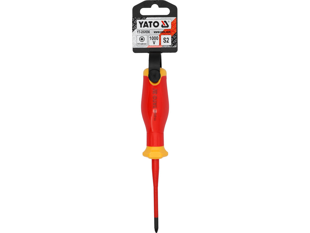 EXTRA SLIM INSUL. SCREWDRIVER PZ1X80MM (YT-282656)