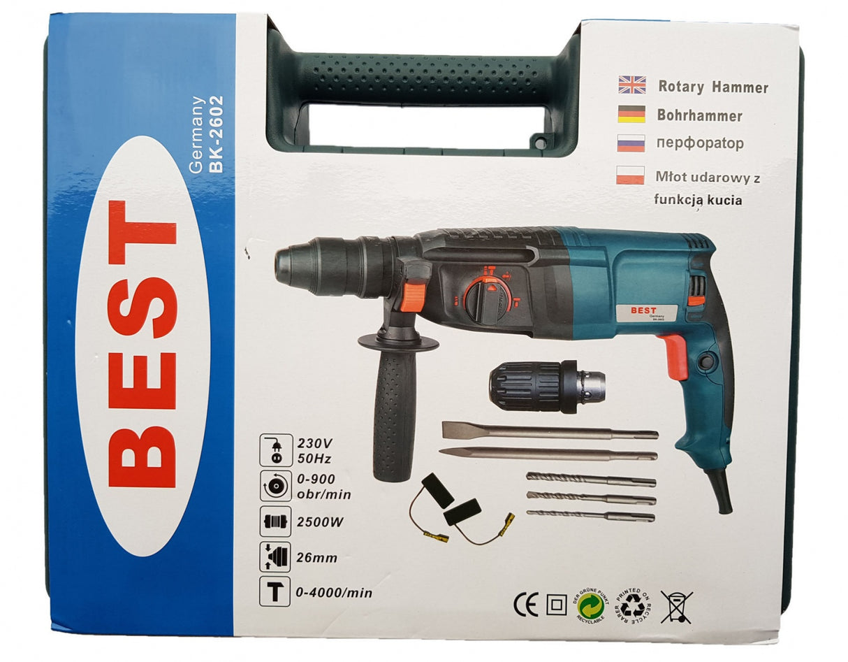 ROTARY HAMMER | SDS PLUS / 2 SOCKETS | WITH SET (2602V)