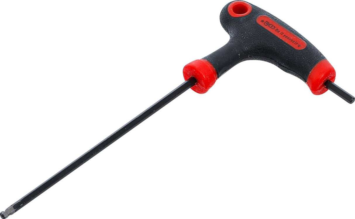 T-HANDLE L-TYPE WRENCH | INTERNAL HEXAGON / INTERNAL HEXAGON WITH BALL HEAD | 3 MM (7882-3)