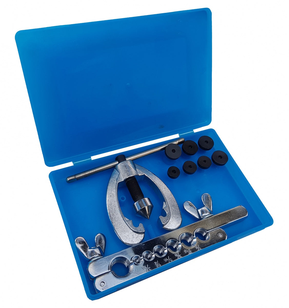 PIPE FLARING SET | METRIC SIZES | 5 - 16 MM | 9 PCS. (ES-3060)