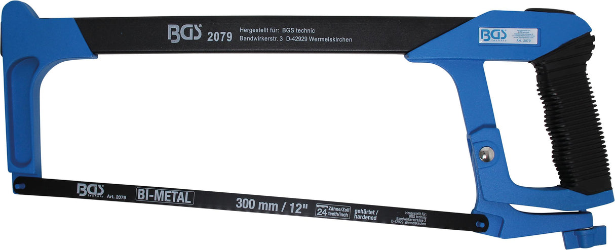 HACKSAW FRAME | EXTRA HEAVY DUTY | INCL. HSS SAW BLADE | 300 MM (2079)